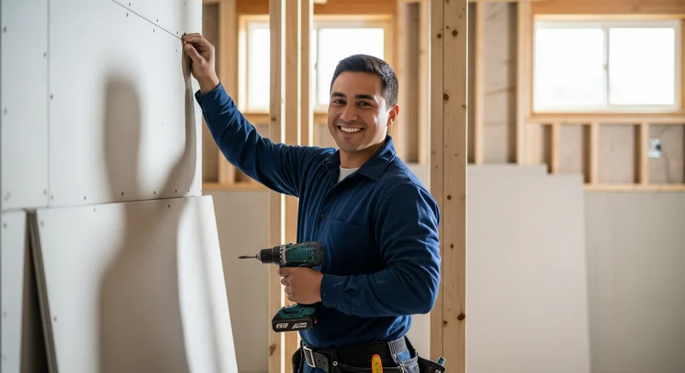 Basement Renovation professional at work in Waterloo
